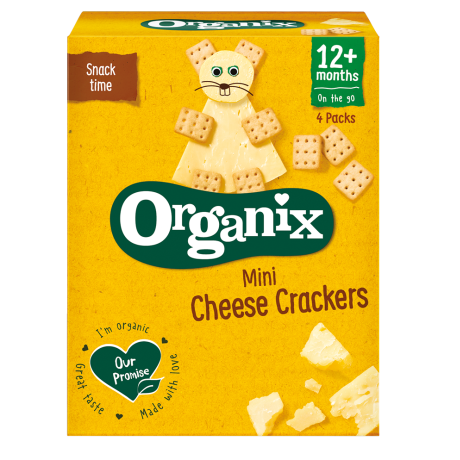 ORGANIX MINI Organico Crackers al formaggio snack per bambini 80g 